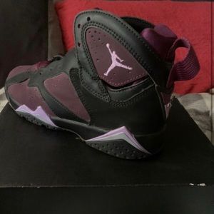 purple plum color jordan 7’s